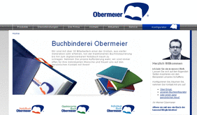 Screenshot Buchbinderei Obermeier