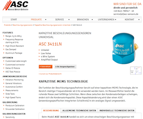 ASC Sensors Screenshot